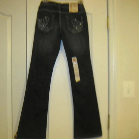 NWT DECREE Womens Low Rise Boot Cut Jeans Size 5 - Picture 7 of 7
